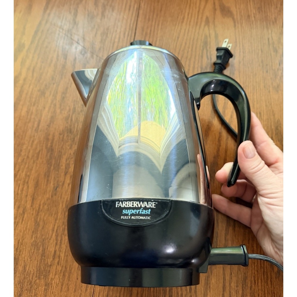 Farberware Superfast 8 Cup Electric Coffee Percolator Model FCP 280 Very Clean - Picture 3 of 6